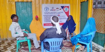 Baldooska village elders meeting photo